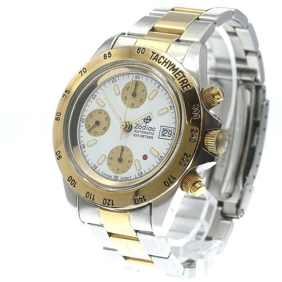 ZODIAC 406.33.13 Date white Dial Automatic Men's Watch - Picture 1 of 11